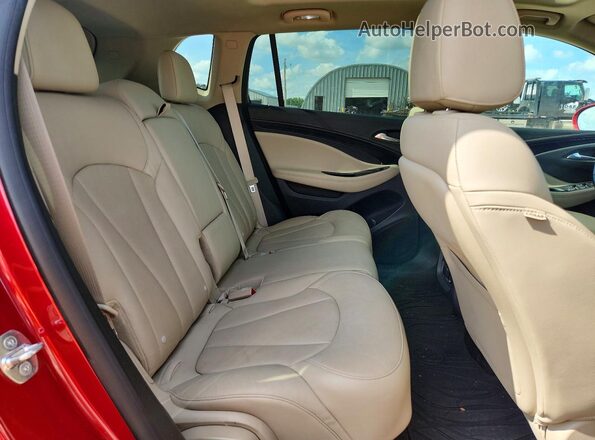LRBFXFSX7HD120948 2017 BUICK ENVISION Темно-бордовый Вид задних сидений