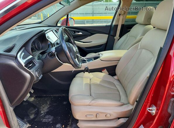 LRBFXFSX7HD120948 2017 BUICK ENVISION Темно-бордовый Вид салона спереди