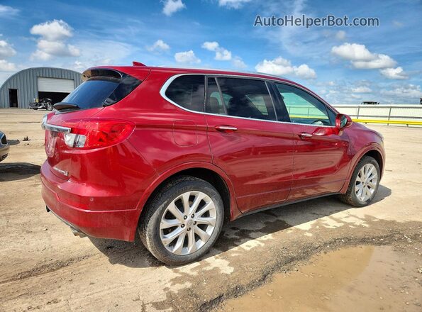 LRBFXFSX7HD120948 2017 BUICK ENVISION Темно-бордовый Задняя правая четверть