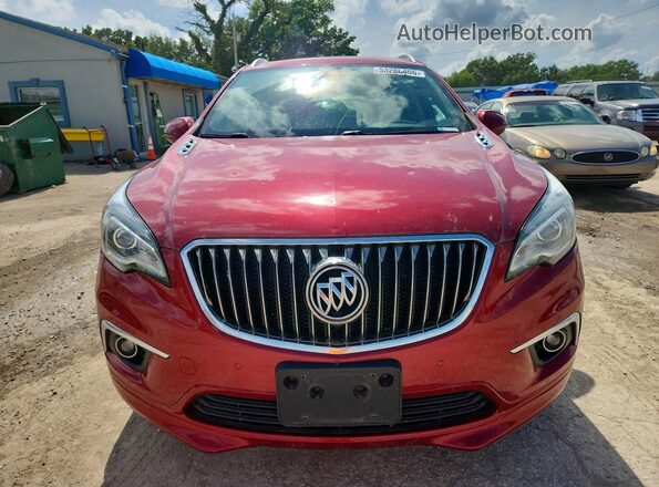 LRBFXFSX7HD120948 2017 BUICK ENVISION Темно-бордовый Вид спереди