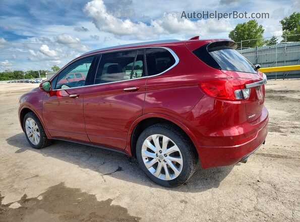 LRBFXFSX7HD120948 2017 BUICK ENVISION Темно-бордовый Задняя левая четверть