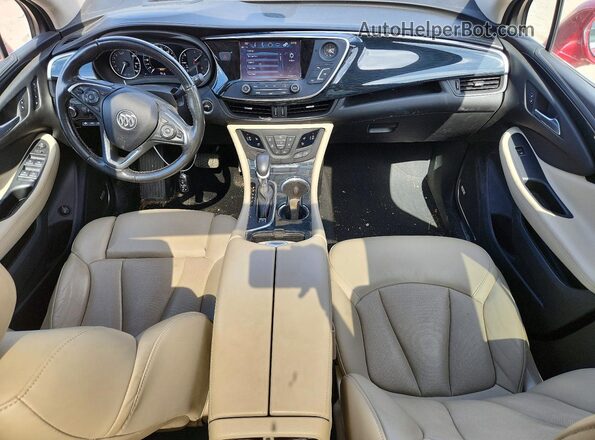 LRBFXFSX7HD120948 2017 BUICK ENVISION Темно-бордовый Вид панели приборов