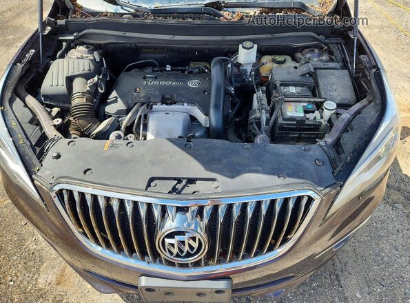 LRBFXFSX9GD177179 2016 BUICK ENVISION Purple Engine compartment view