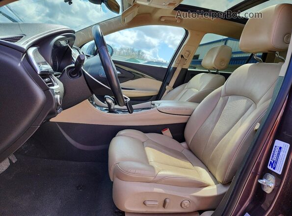 LRBFXFSX9GD177179 2016 BUICK ENVISION Purple Front interior view