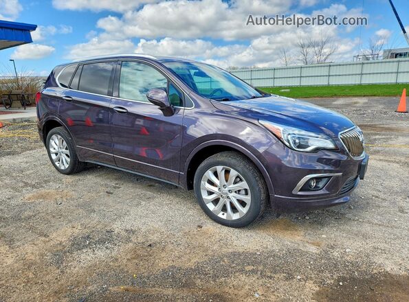 LRBFXFSX9GD177179 2016 BUICK ENVISION Purple Front right
