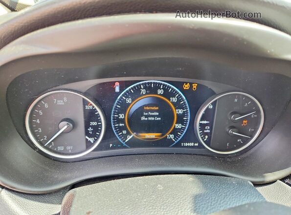 LRBFXFSX9GD177179 2016 BUICK ENVISION Purple Instrument cluster view