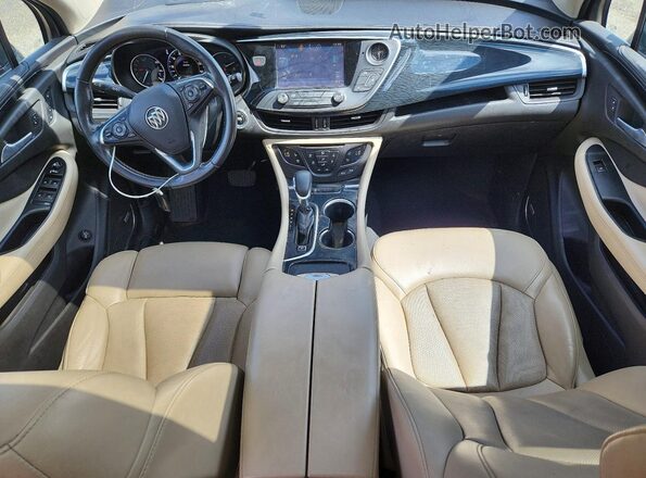 LRBFXFSX9GD177179 2016 BUICK ENVISION Purple Dashboard view