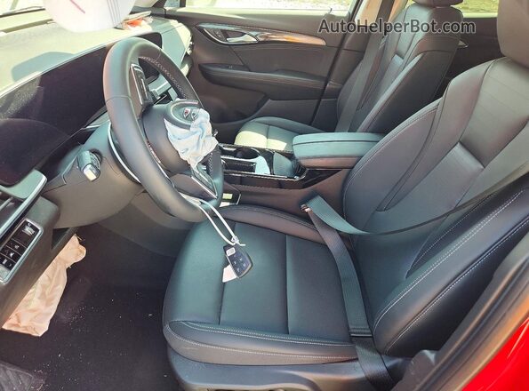 LRBFZKE40SD024610 2025 BUICK ENVISION Red Front interior view