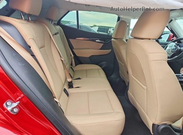 LRBFZKE44SD031382 2025 BUICK ENVISION Red უკანა სავარძლების ხედი