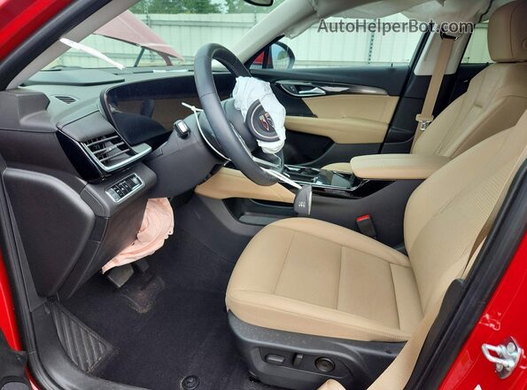 LRBFZKE44SD031382 2025 BUICK ENVISION Red წინა სალონის ხედი