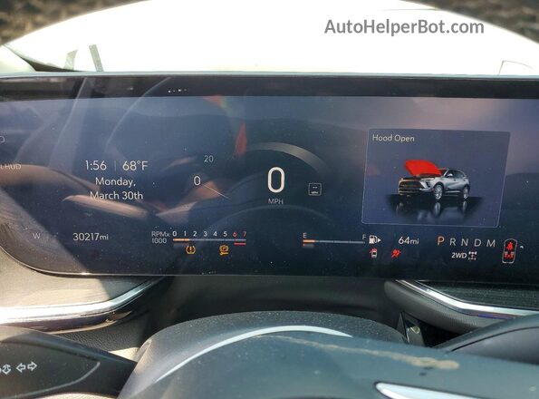 LRBFZME41RD055399 2024 BUICK ENVISION White Вид щитка приладів
