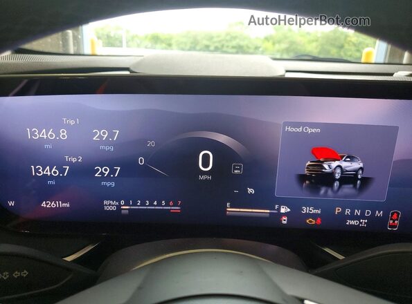 LRBFZME44RD015446 2024 BUICK ENVISION Silver Instrument cluster view