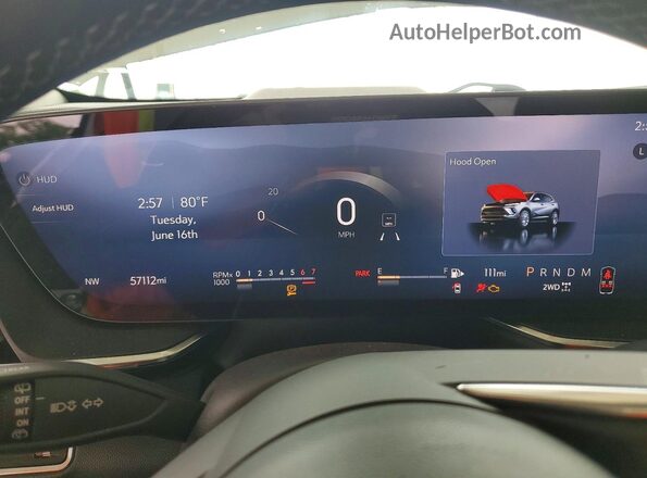 LRBFZME44RD023286 2024 BUICK ENVISION White Вид щитка приладів