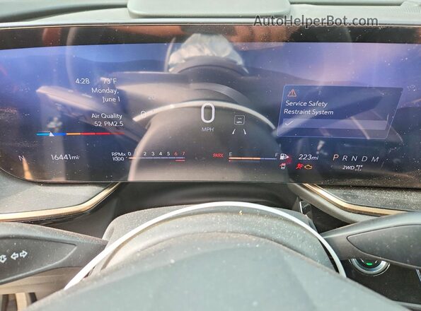 LRBFZME47SD013759 2025 BUICK ENVISION Silver Vista del cuadro de instrumentos