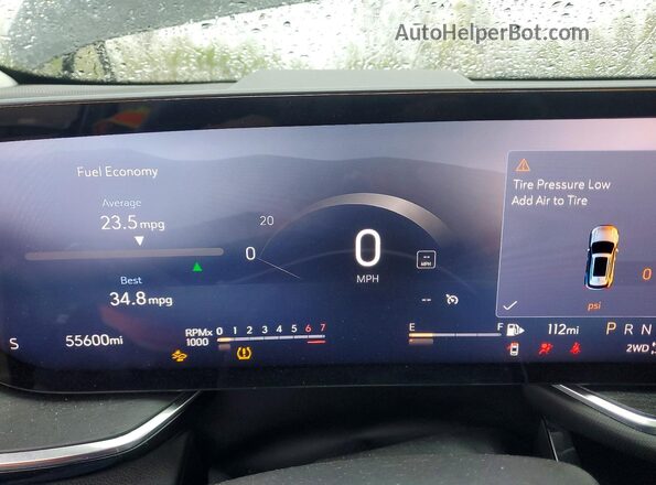 LRBFZME48RD067291 2024 BUICK ENVISION Black Սարքավորումների վահանակի տեսք