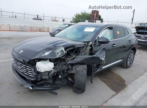 LRBFZME49RD071950 2024 BUICK ENVISION Black წინა მარცხენა ხედი სამი მეოთხედიდან