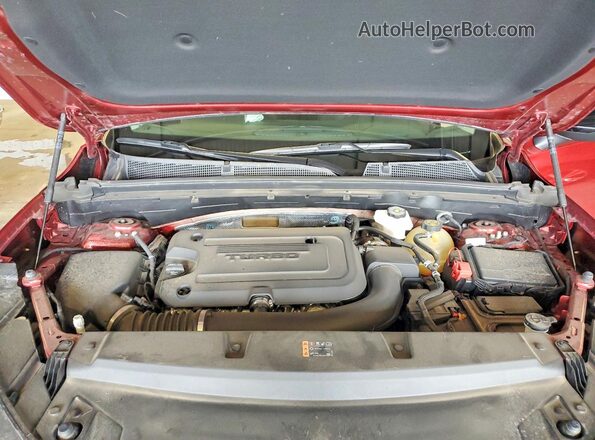 LRBFZMR46PD169308 2023 BUICK ENVISION Burgundy ძრავის განყოფილების ხედი