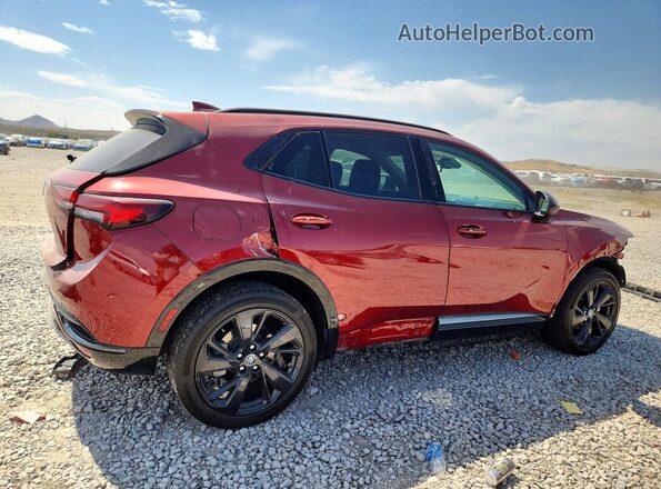 LRBFZMR47PD064549 2023 BUICK ENVISION Maroon Rear right