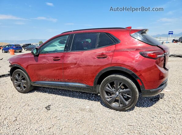 LRBFZMR47PD064549 2023 BUICK ENVISION Maroon Rear left