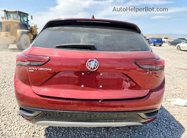 LRBFZMR47PD064549 2023 BUICK ENVISION Maroon Rear view