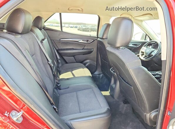 LRBFZMR47PD064549 2023 BUICK ENVISION Maroon Rear seats view
