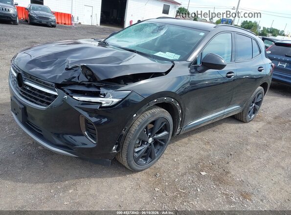 LRBFZMR4XMD193185 2021 BUICK ENVISION Черный Передняя левая четверть