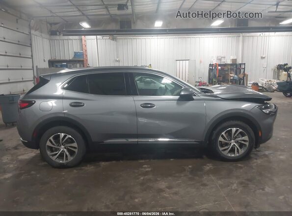 LRBFZNR40MD014237 2021 BUICK ENVISION Gray Widok wnętrza z tyłu
