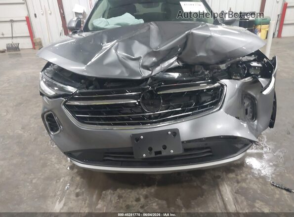 LRBFZNR40MD014237 2021 BUICK ENVISION Gray Widok z przodu