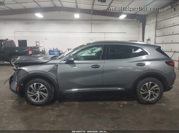 LRBFZNR40MD014237 2021 BUICK ENVISION Gray Widok wnętrza 360 stopni
