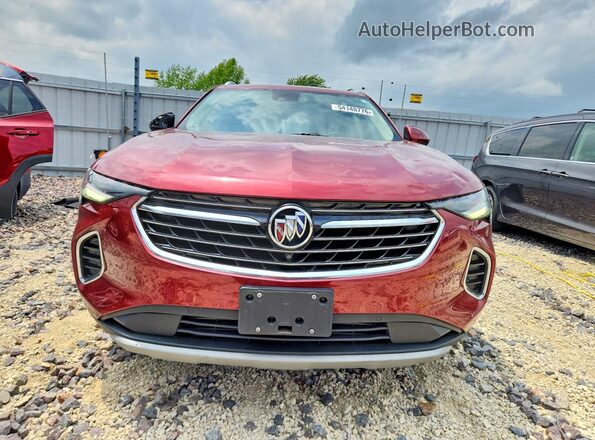 LRBFZNR40ND037387 2022 BUICK ENVISION Burgundy წინა ხედი