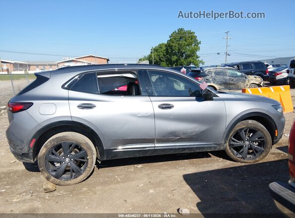 LRBFZNR41ND051153 2022 BUICK ENVISION Silver უკანა სალონის ხედი