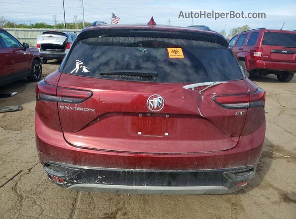 LRBFZNR41ND071757 2022 BUICK ENVISION Red Հետևի տեսք