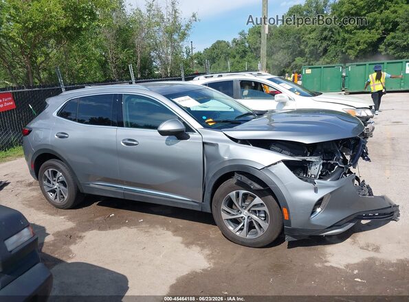 LRBFZNR41PD061362 2023 BUICK ENVISION Серебряный Вид задней части салона