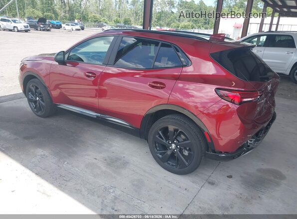 LRBFZNR43ND065376 2022 BUICK ENVISION Burgundy Rear left