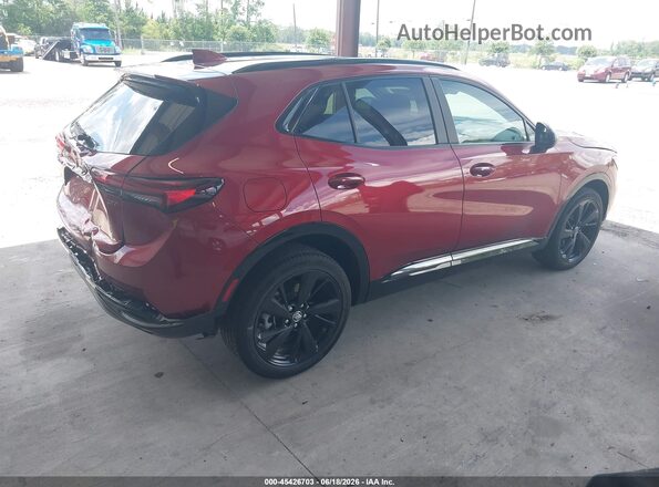 LRBFZNR43ND065376 2022 BUICK ENVISION Burgundy Rear right
