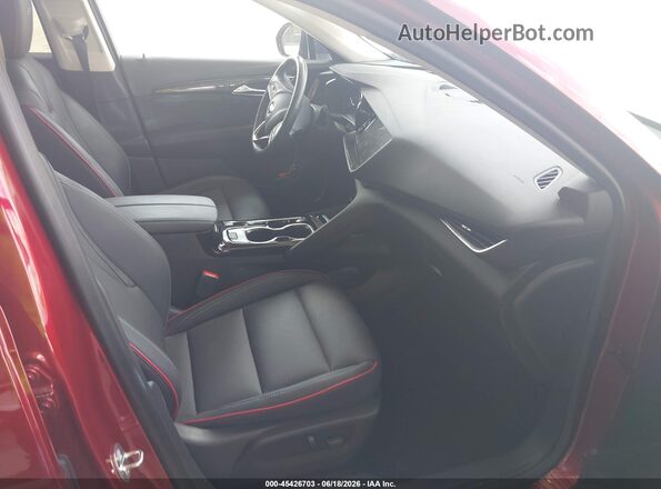 LRBFZNR43ND065376 2022 BUICK ENVISION Burgundy Front interior view