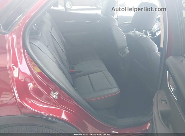 LRBFZNR43ND065376 2022 BUICK ENVISION Burgundy VIN sticker view