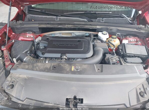 LRBFZNR43ND065376 2022 BUICK ENVISION Burgundy Rear view