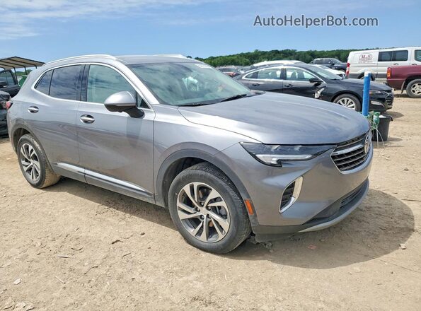 LRBFZNR46MD053124 2021 BUICK ENVISION Серебряный Передняя правая четверть