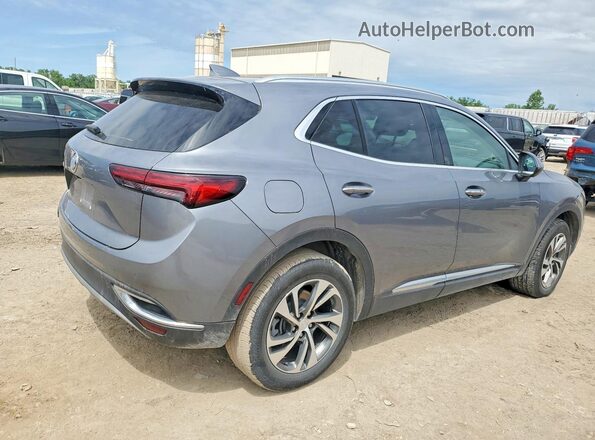 LRBFZNR46MD053124 2021 BUICK ENVISION Серебряный Задняя правая четверть