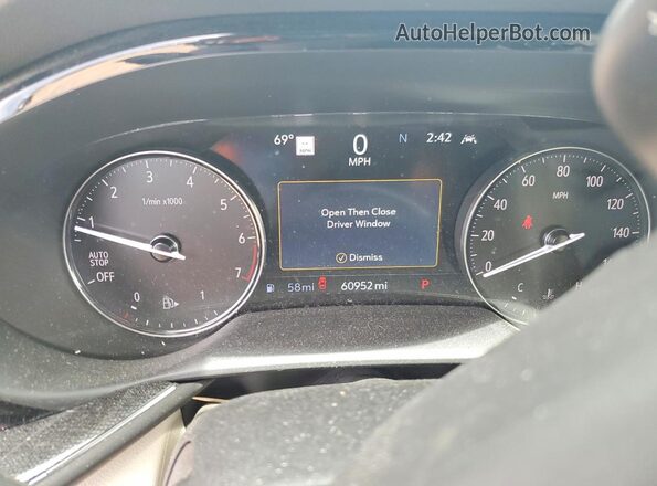 LRBFZNR46MD053124 2021 BUICK ENVISION Серебряный Вид щитка приборов