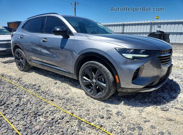 LRBFZNR46ND033263 2022 BUICK ENVISION Серый Передняя правая четверть