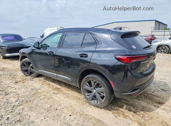 LRBFZNR46ND137509 2022 BUICK ENVISION Black Rear left