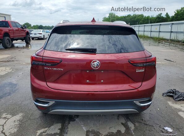 LRBFZNR47MD072958 2021 BUICK ENVISION Burgundy Widok z tyłu