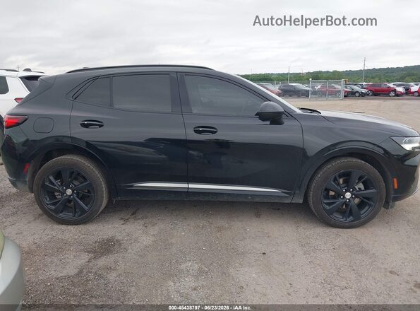 LRBFZNR48MD055649 2021 BUICK ENVISION Black Вид задньої частини салону