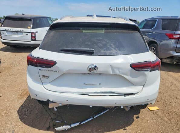 LRBFZNR48MD077361 2021 BUICK ENVISION White Rear view