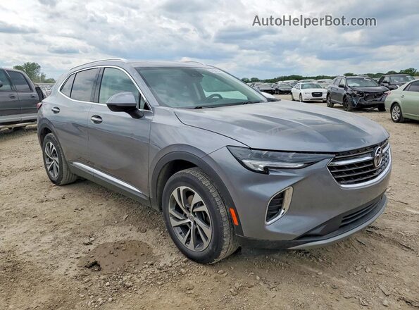 LRBFZNR49ND129159 2022 BUICK ENVISION Gray Delantero derecho