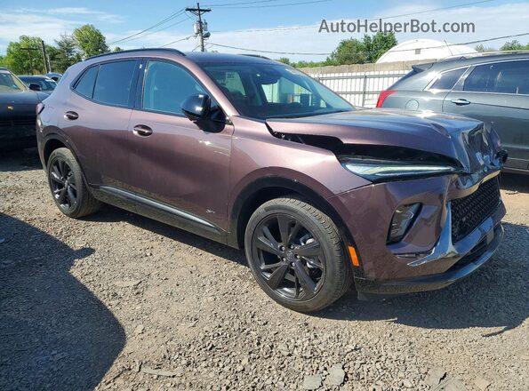 LRBFZPE40RD045206 2024 BUICK ENVISION Purple Front right