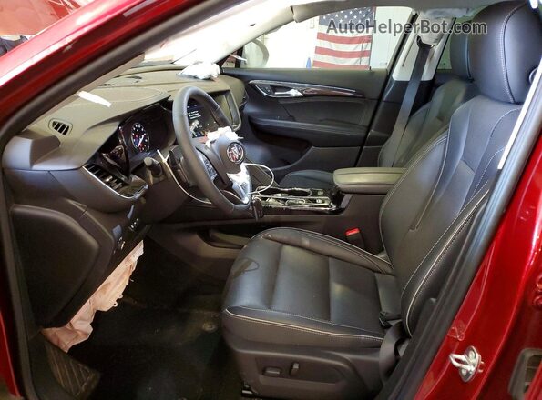 LRBFZPR43ND065907 2022 BUICK ENVISION Maroon წინა სალონის ხედი