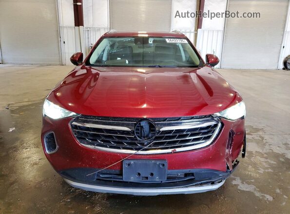 LRBFZPR43ND065907 2022 BUICK ENVISION Maroon წინა ხედი